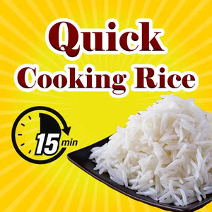 Quick-cooking rice varieties for fast daily meals