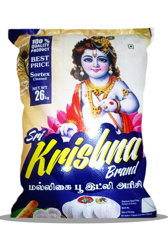 Krishna CR Idli & Dosa Old Rice – 26kg Bulk Pack | Kalki Rice