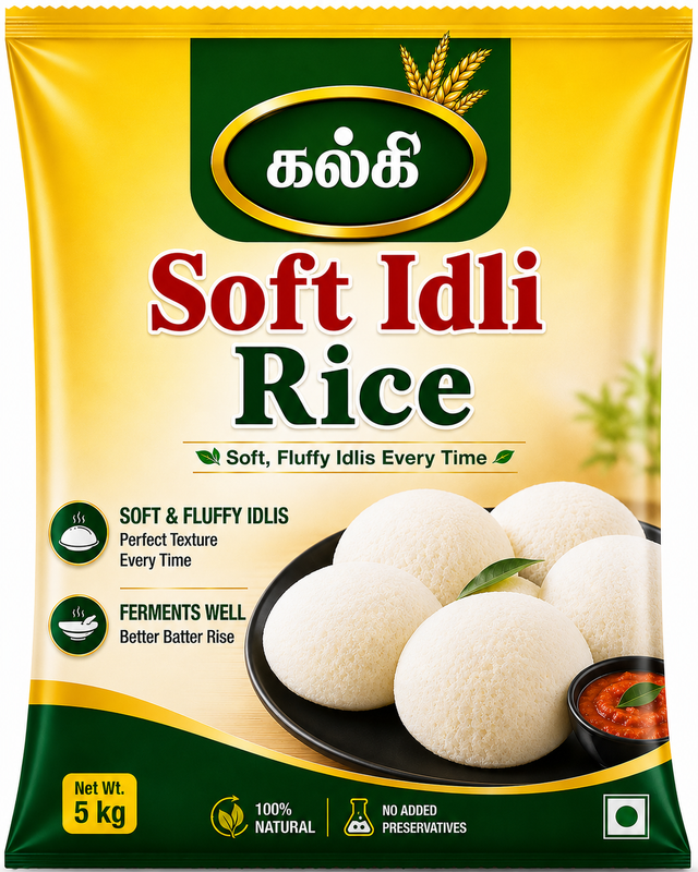Soft Idli Rice – Best Rice for Fluffy & Soft idli rice - 10 KG