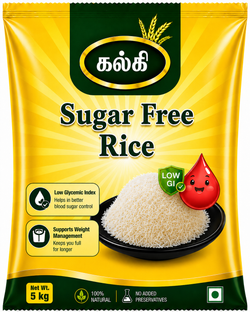 Sugar Free Rice – Low Sugar Impact Rice for Diabetic-Friendly - 10KG