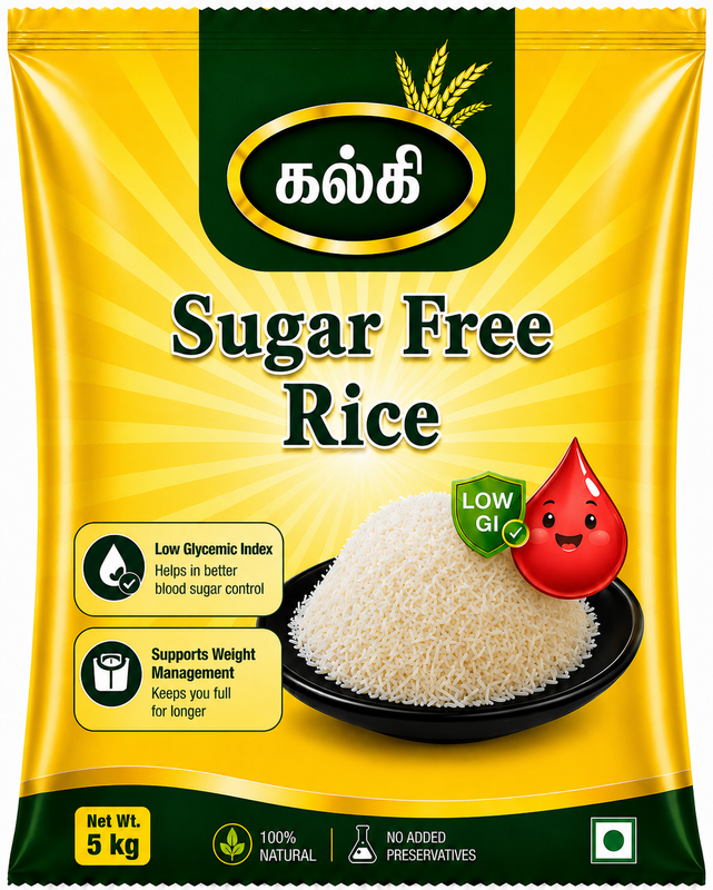 Sugar Free Rice – Low Sugar Impact Rice for Diabetic-Friendly - 10KG