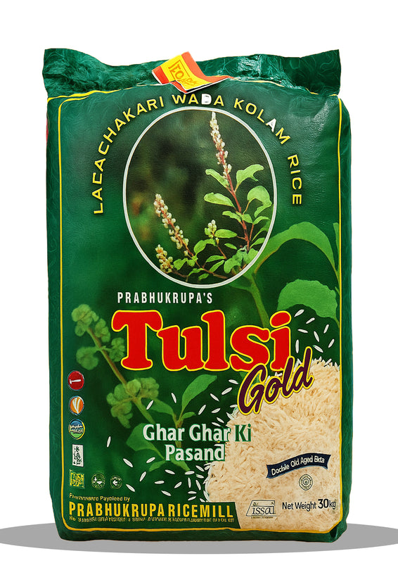 Tulsi Gold Two Year Old Rice – 30kg | Prabhukrupa Rice Mill | Kalki Rice
