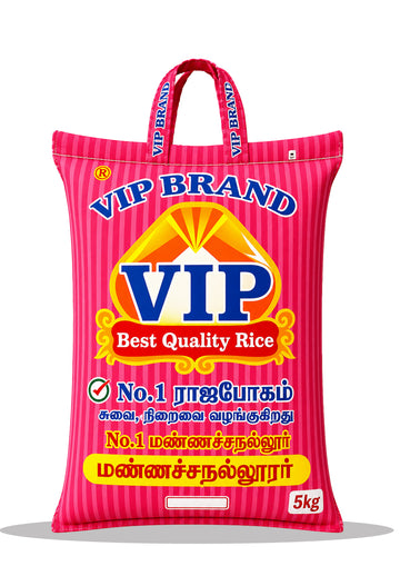 VIP Mannachanallur Ponni Old Rice – 5kg Fresh Pack